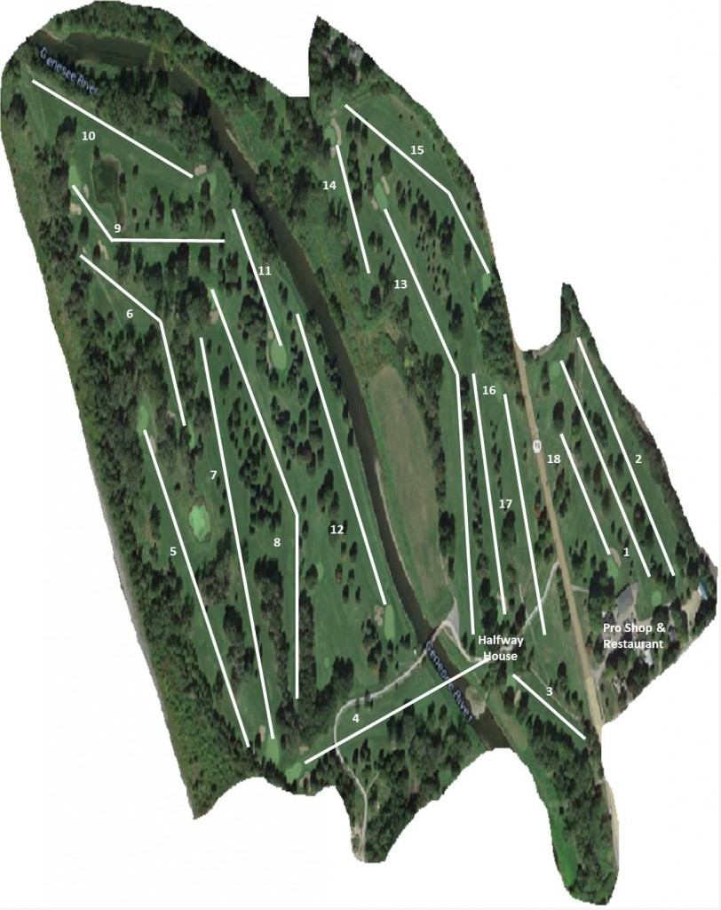 Wellsville County Club Course Map